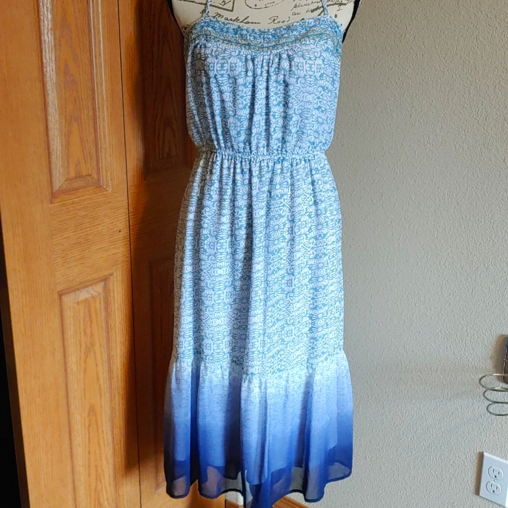 Blue hombre dress